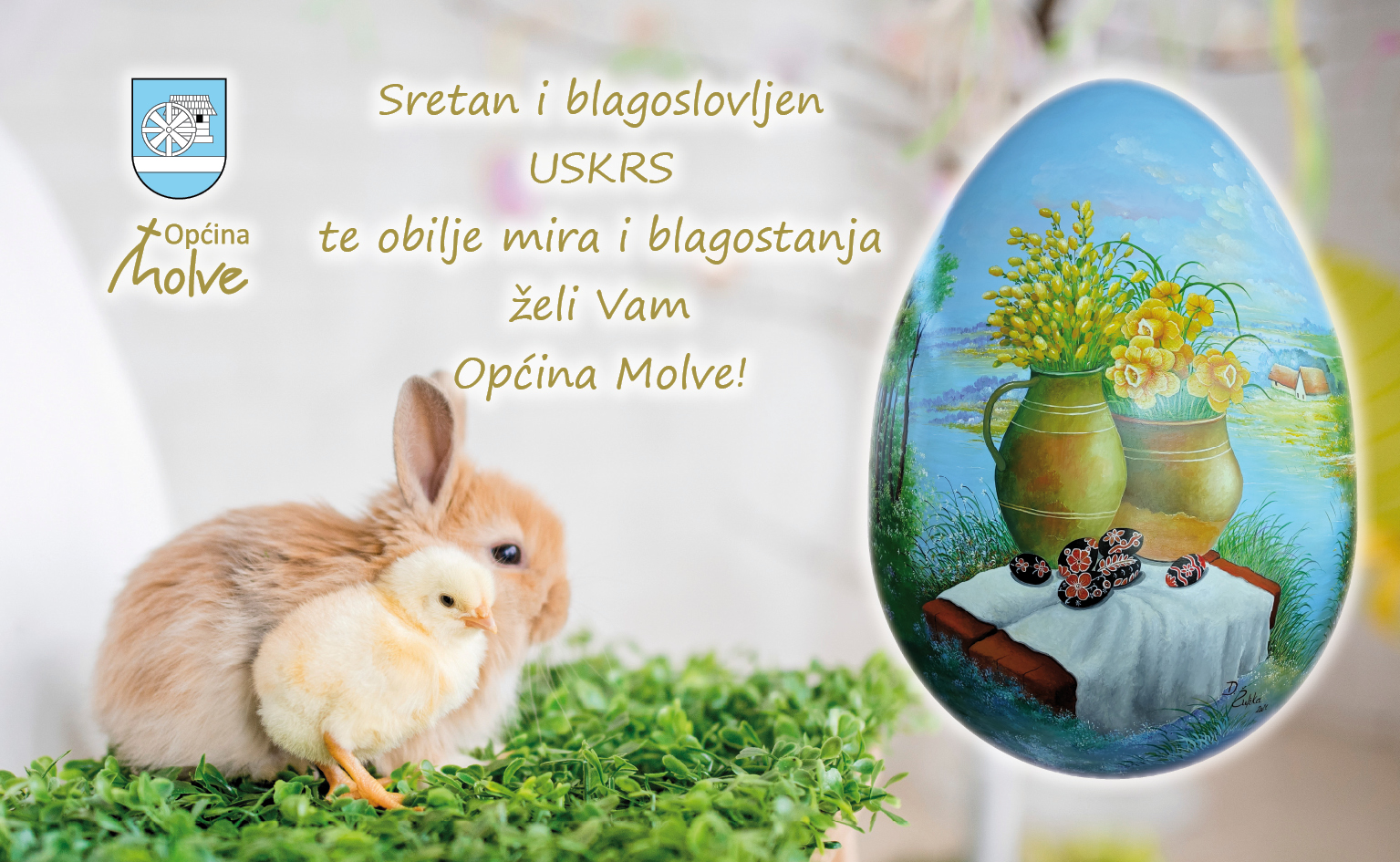 cestitka Uskrs molve